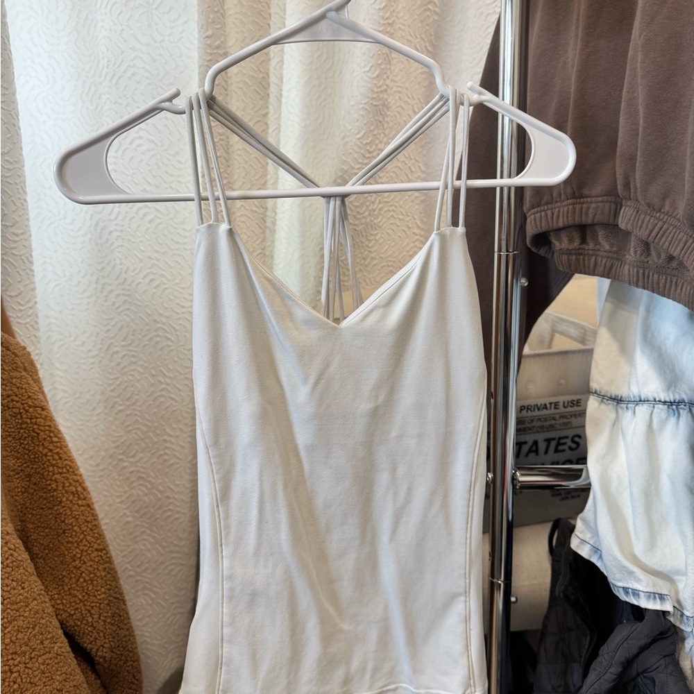 ALO Yoga White Camisole Top